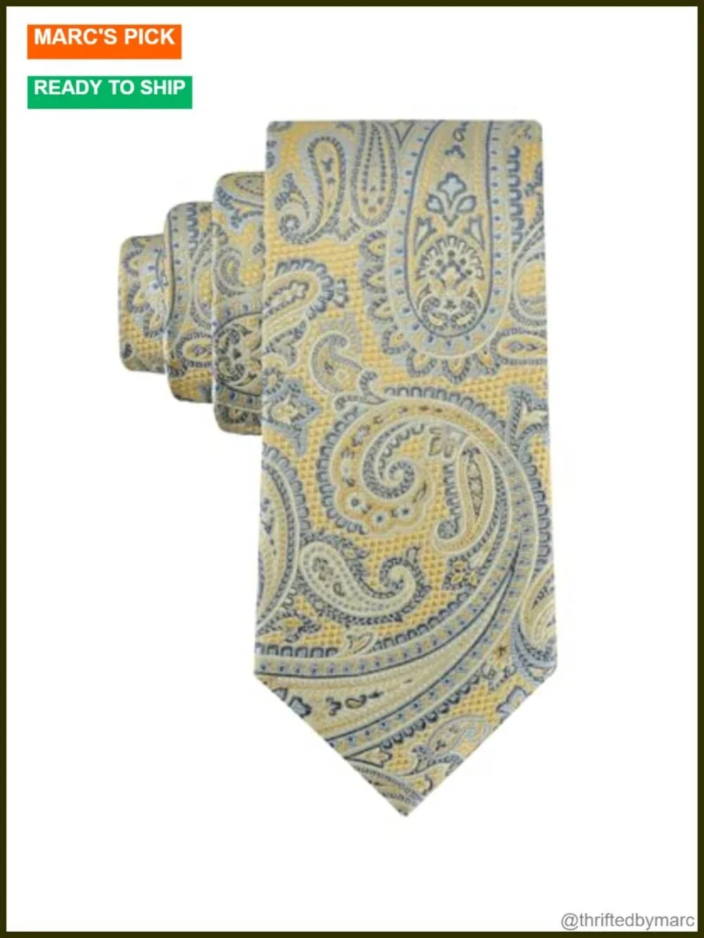 Paisley Silk Blend Tie Standard Width 3 1/8